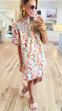 Pink Multi Floral Mini Dress