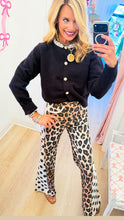 Leopard and Polka Dot Wide Leg Pants