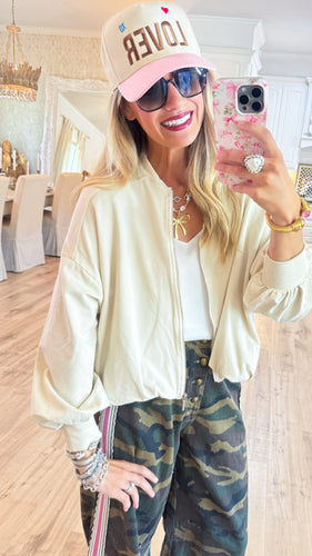 Butter Cotton Modal Terry Bubble Jacket