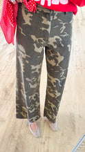 Camo High Waisted Wide Leg Pants