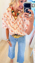 Cream Cowgirl Print Button Up