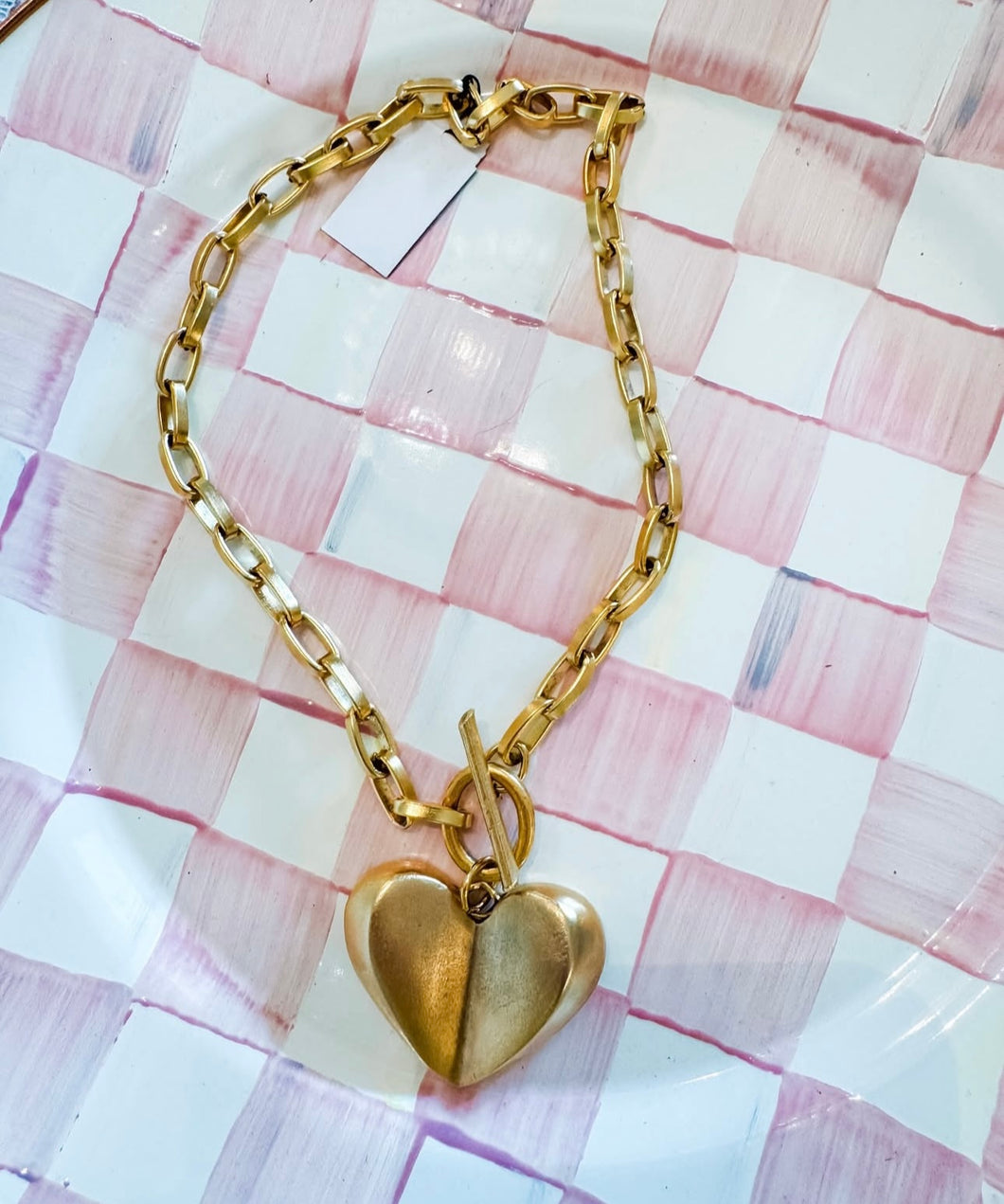 Gold 3D heart