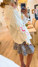 White Western Embroidered Jacket