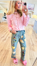 Pink Bow Pointelle Cardigan