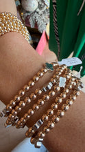 Gold Beaded Bracelet Set of 5