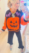 Queen of Sparkle Pumpkin Lace Sweatshirt