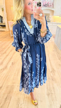 Midnight Mix Long Sleeve Midi Dress