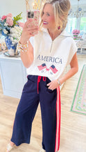 White America Sleeveless Sweater Top