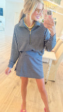 Navy Gingham Skort Set