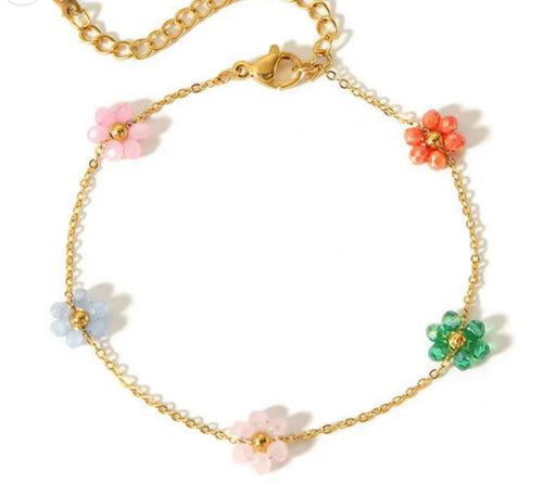 Multi Daisy Summer Bracelet