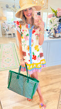 Tropic Picnic Button Down Mini Dress
