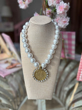 RESTOCK Large Pearl Horse Coin Necklace