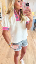 Leopard Print Denim Shorts