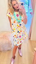 Sister Mary White Multi Floral Dress