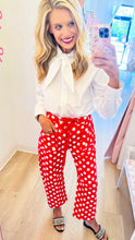 Off White Long Sleeve Neck Tie Top