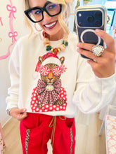 Cheetah Santa Sweater