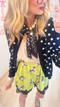 Black and White Polka Dot Cardigan