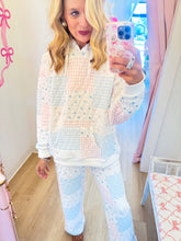 Deal of The Day Pink and Blue Quilted Patchwork Pants