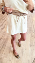 Ecru Contrast Skort Set