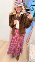 Brown Faux Fur Jacket