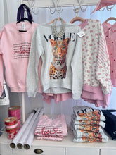 Vogue Leopard Studded Sweatshirt