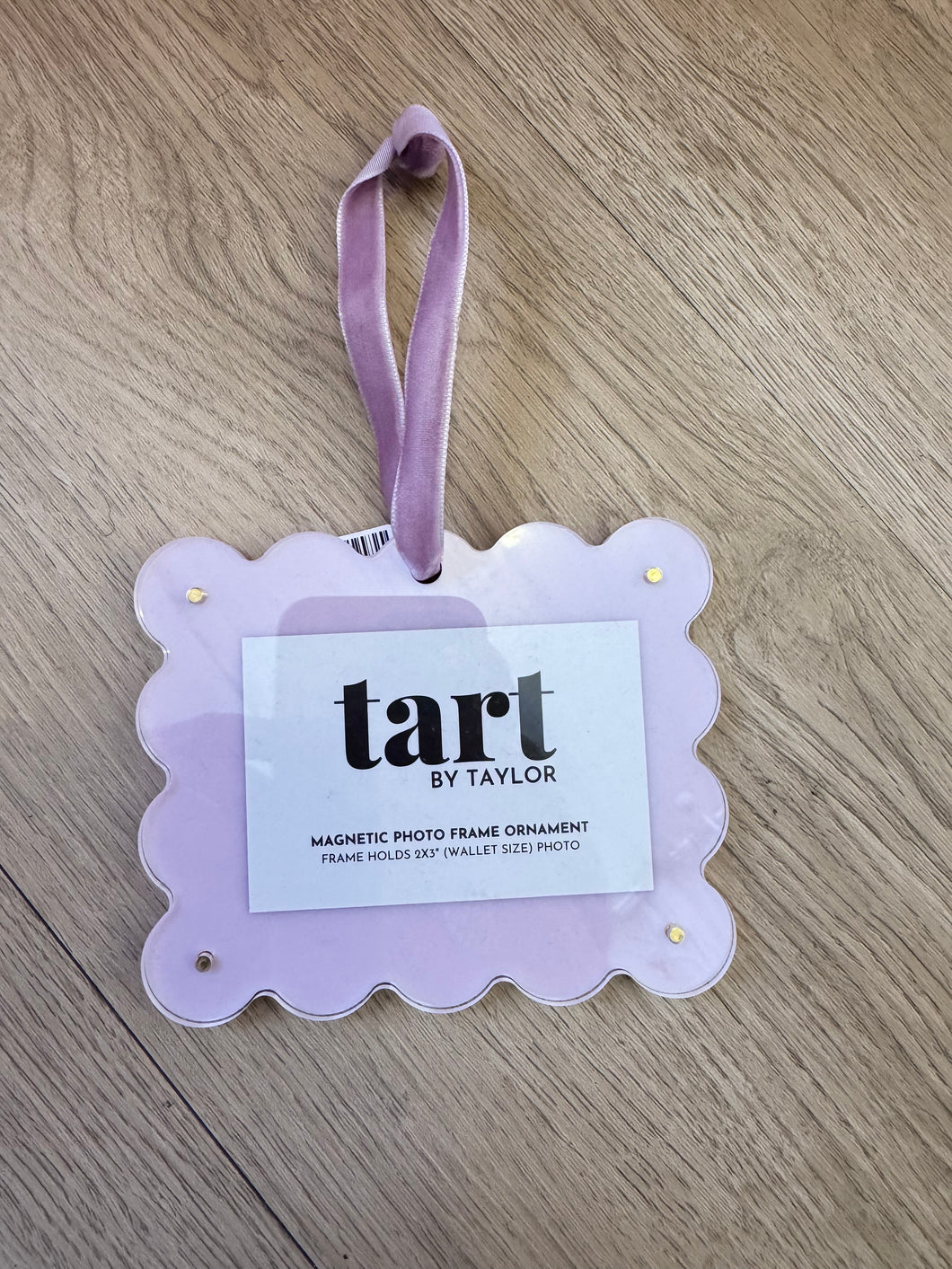 Lavender Heart Christmas Tree ornament