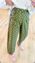 RESTOCK Olive Polka Dot Bow Pants