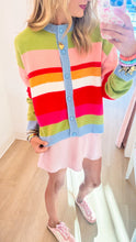 Matcha Sky Stripe Cardigan