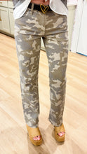 Hidden Tan Camo Straight Leg Jeans