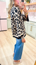 Leopard Long Sleeve Mockneck Top