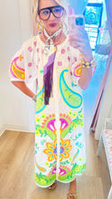 Queen of Sparkles White Paisley Maxi Dress