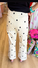 Cream and Black Polka Dot Pants