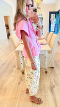 THML Pink Button Down Collared Top
