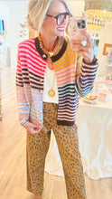 Rainbow Mix Stripe Cardigan