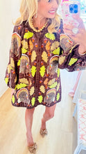 Queen of Sparkle Plaid and Turkey Button Up Dress
