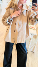 Khaki A Line Trench Coat