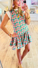 Ecru Dropped Waist Mini Dress