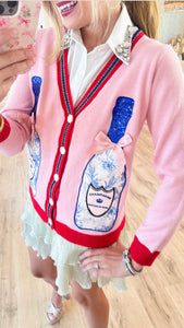 Pink Champagne Cardigan