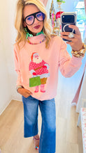 Light Pink Santa Mock Neck