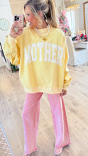 Butter Yellow Mother Mockneck Sweatshirt