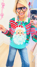 RESTOCK Green and Pink Multi Stripe Cardigan