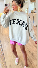 Heather Grey TX Mock Neck Sweater