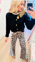 Black Stone Knit Cardigan