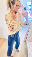 Beige and Taupe Accent Pullover