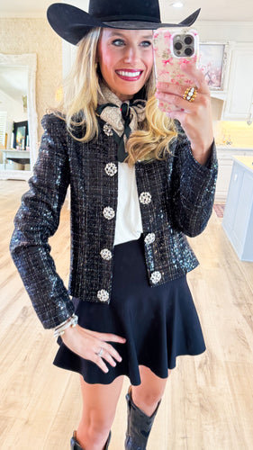 Black Sequin Jacket