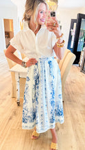 Off White Pearl Ruffle Sleeve Top