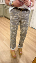 Hidden Tan Camo Straight Leg Jeans