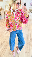 THML Pink Floral Quilted Jacket