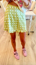 Chartreuse Polka Dot Skirt