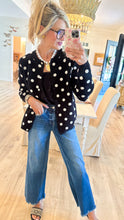 Black and White Polka Dot Cardigan